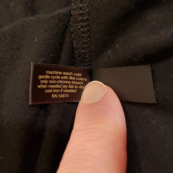 The Limited Black Long Sleeve Top with Mesh Details  Size M - Picture 9 of 9